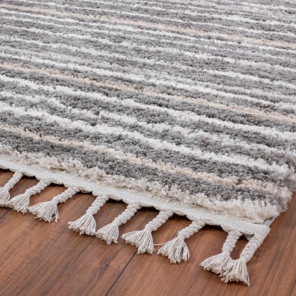 striped-shag-gray-area-rug