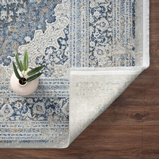 Moroccan Floral Fringe 5989 Area Rug