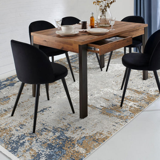 Modern Abstract Premium Fringe 5996 Area Rug