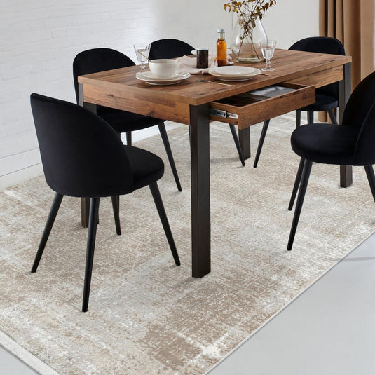 Moroccan Floral Premium Textured 6348 Area Rug