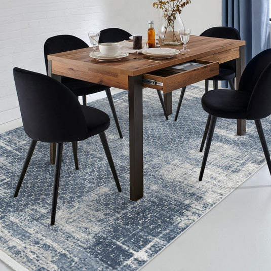 Moroccan Floral Premium Textured 6348 Area Rug