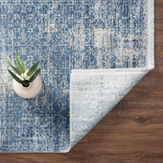 Moroccan Floral Premium Textured 6348 Area Rug