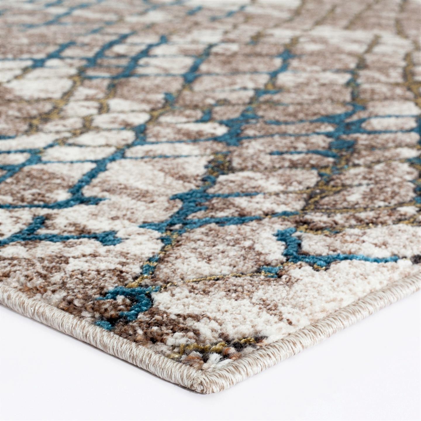 Modular Accent Rugs Modern Area Rug | Luxe Weavers | Abstract Carpet
