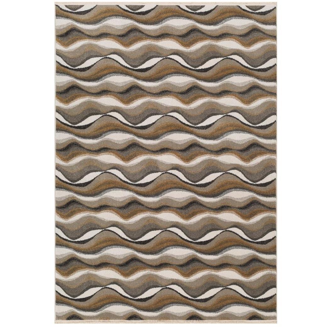 Wavy Line Area Rug | Luxe Weavers | Fringe Area Rug