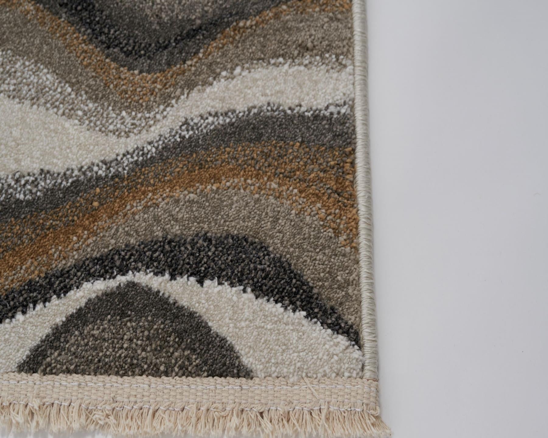 Wavy Line Area Rug | Luxe Weavers | Fringe Area Rug