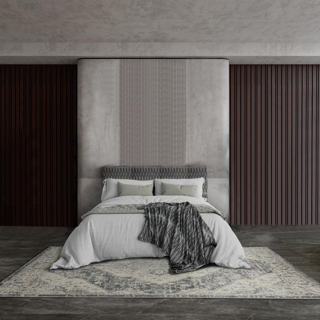 oriental-vintage-gray-bedroom-area-rug