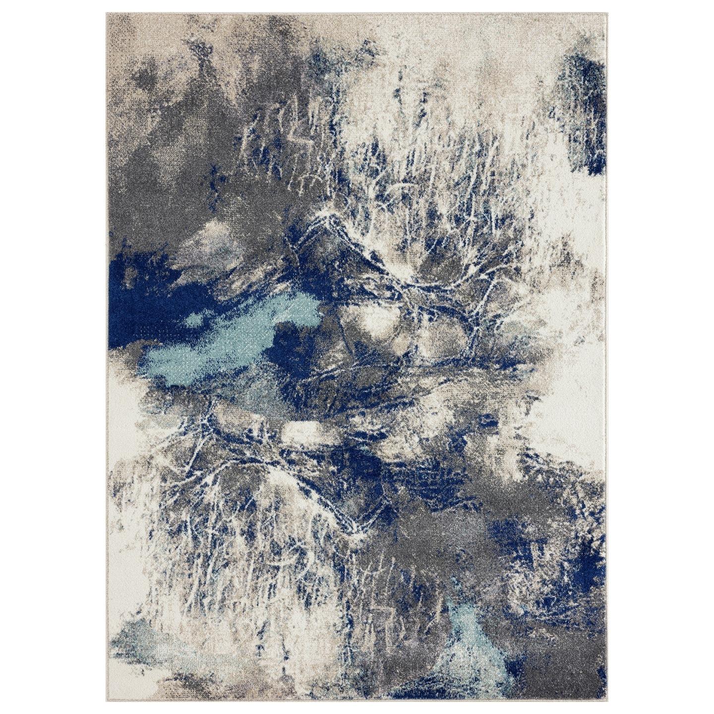 Abstract Area Rug | Luxe Weavers | Distressed Rug