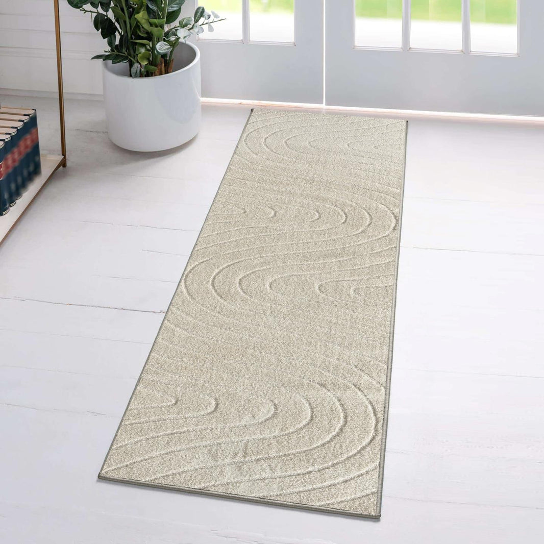 Modern Geometric Wave Area Rug | Luxe Weavers | Abstract Rugs