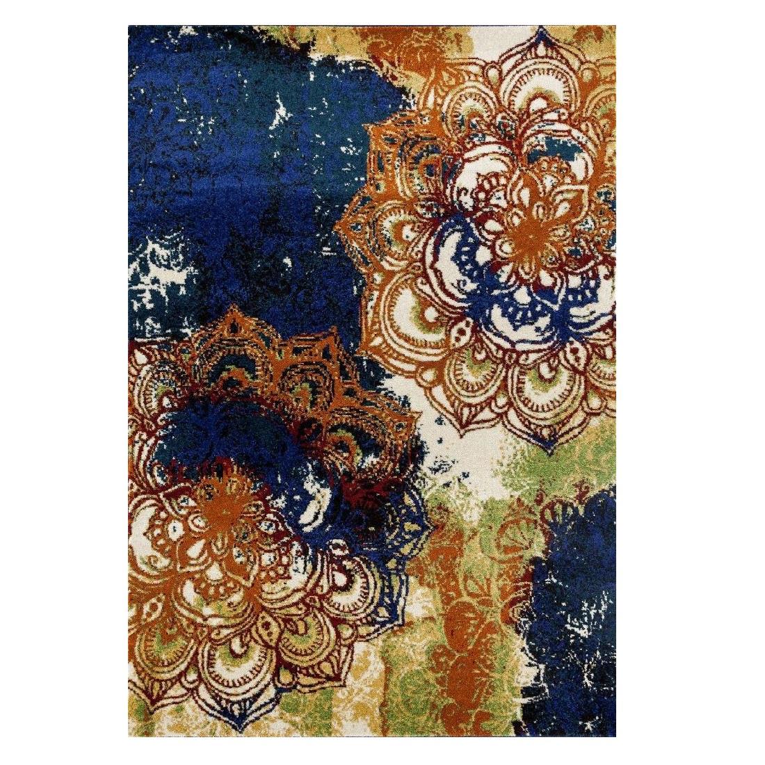 Mandala Pattern Rugs Bohemian Area Rug | Luxe Weavers | Mandala Rug