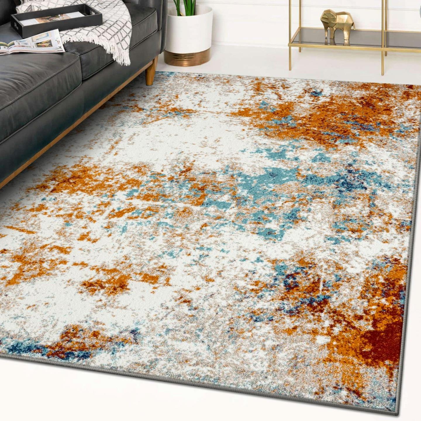 Abstract Moder Area Rug Abstract Area Rug | Luxe Weavers | Modern Carpet