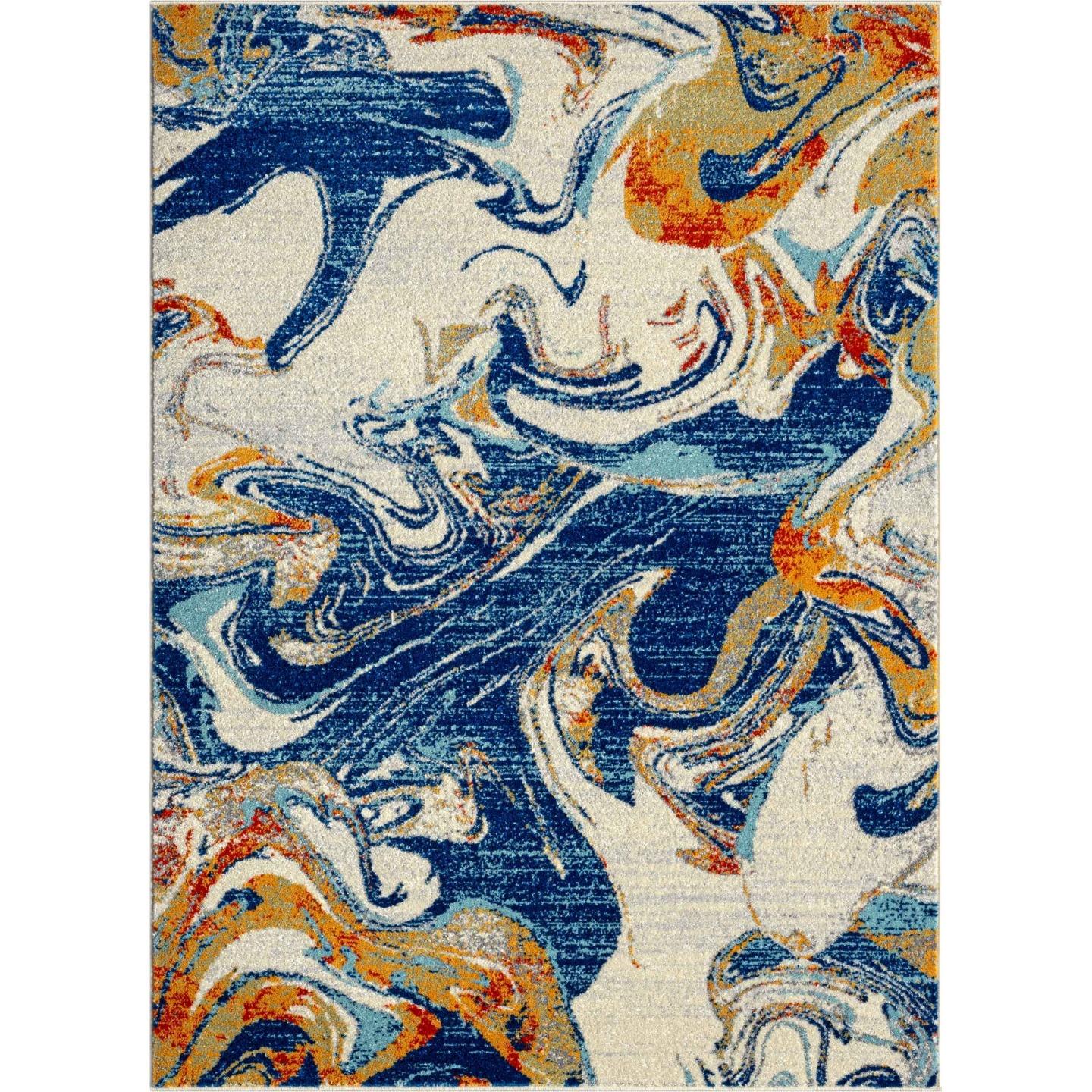 Abstract Indoor Area Rug | Luxe Weavers | Artistic Carpet