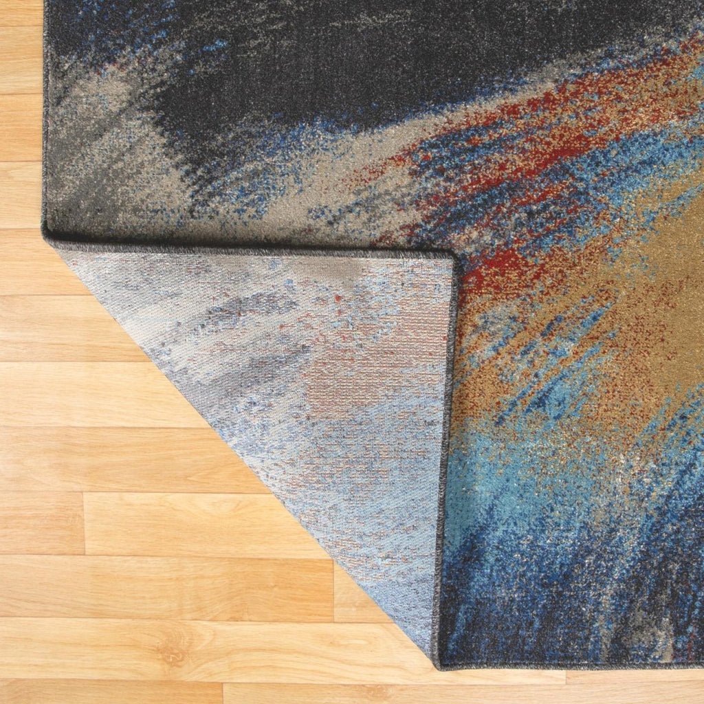 black-modern-area-rug