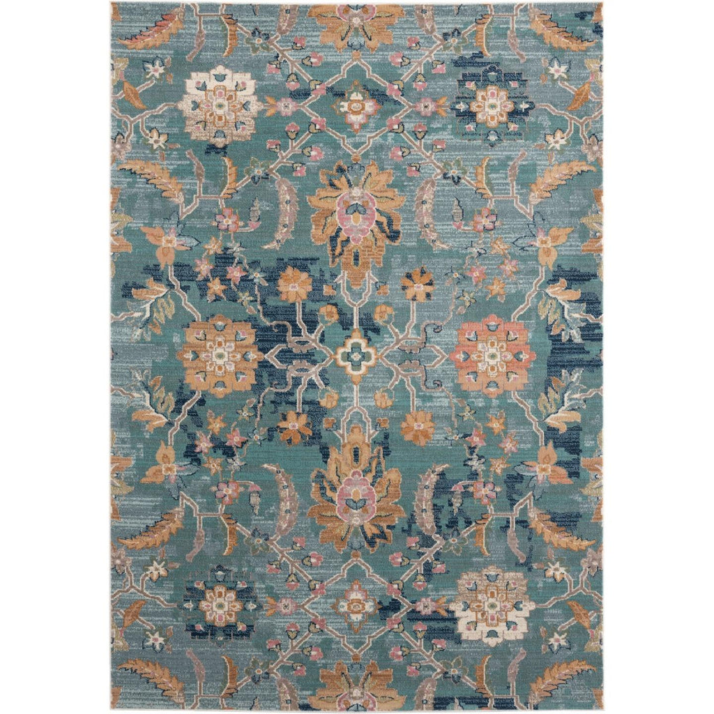 Bohemian-area-rug-turquoise
