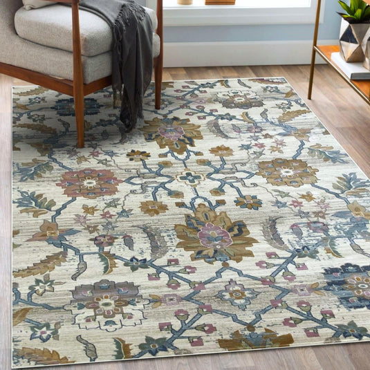 Bohemian Medallion 7764 Floral Rug