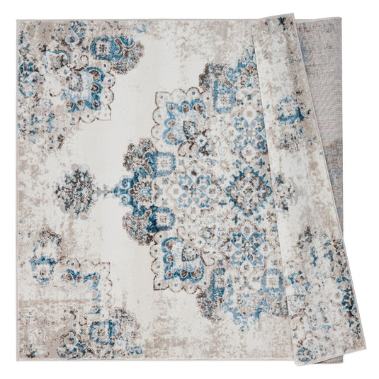 Vintage Floral 7730 Medallion Area Rug