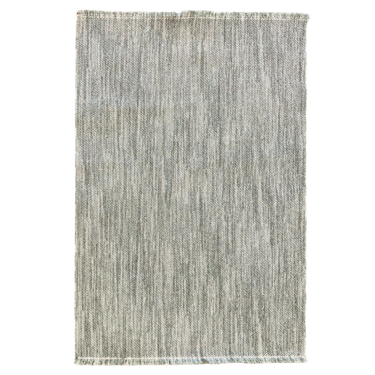 Solid Color Textured 246 Fringed Area Rug