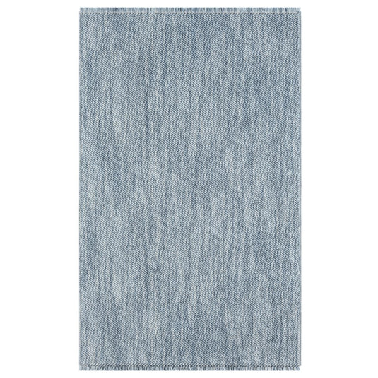 Solid Color Textured 246 Fringed Area Rug