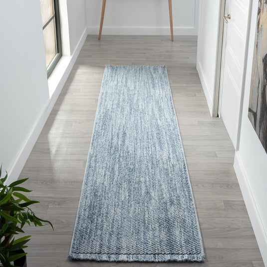 Solid Color Textured 246 Fringed Area Rug