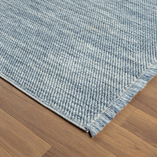 Solid Color Textured 246 Fringed Area Rug