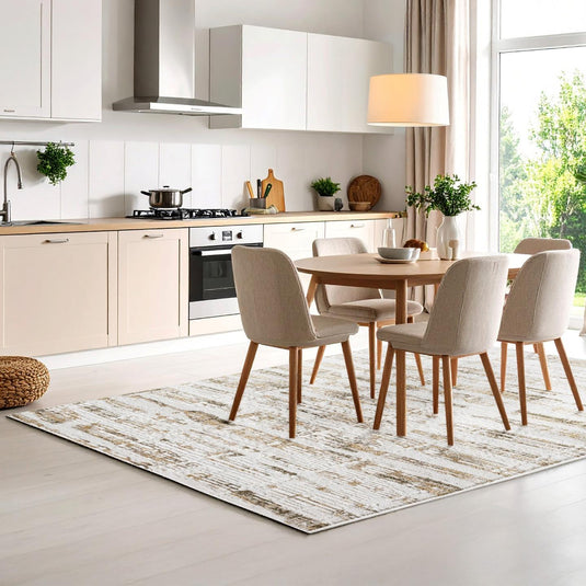 Modern Neutral 3740 Abstract Area Rug