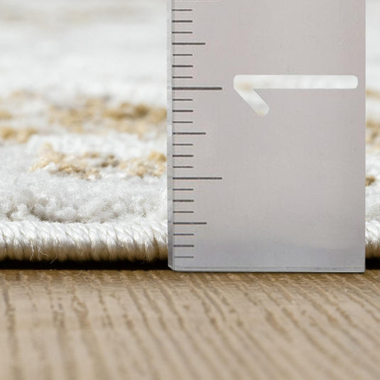 Modern Distressed Marble Abstract 3780 Area Rug