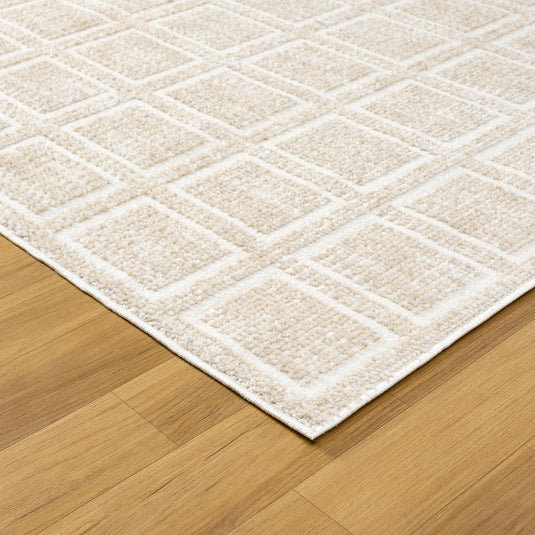 Modern 2933 Geometric Grid Area Rug