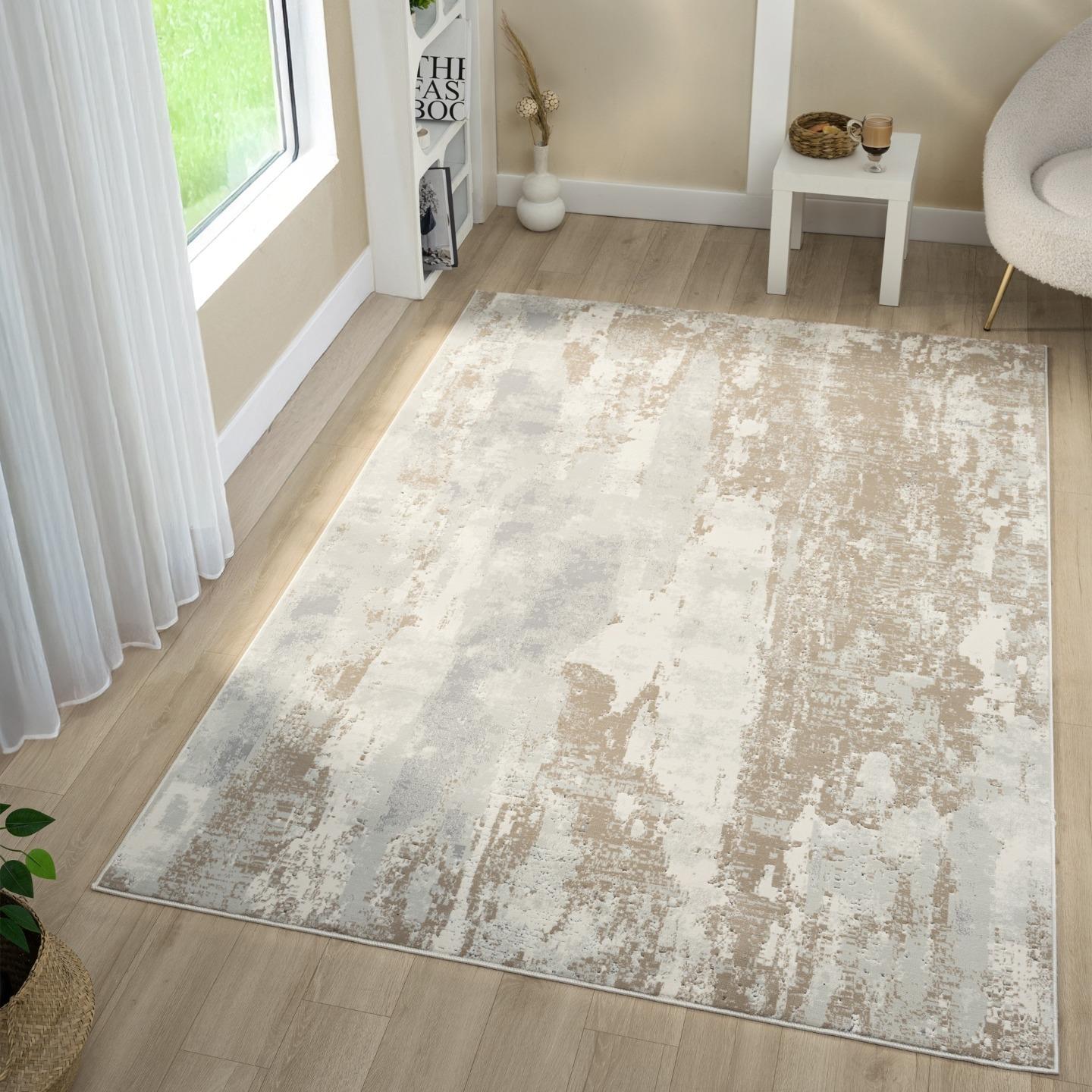 Modern Distressed Rug Modern Abstract 6240 Distressed Area Rug