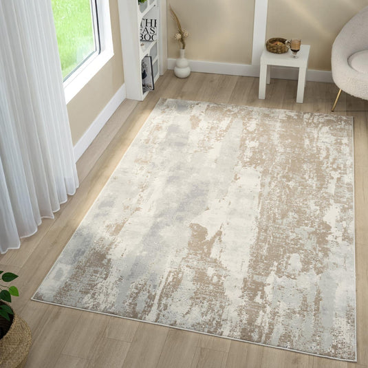Modern Abstract 6240 Distressed Area Rug