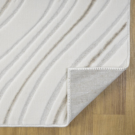 Modern Abstract 6380 Swirl Area Rug