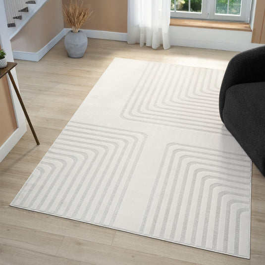 Mid Century Modern 6588 Geometric Area Rug