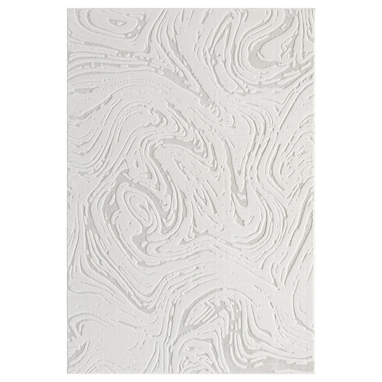 Abstract 6647 Marble Swirl Area Rug