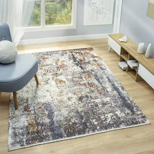 Modern 1821 Abstract Washable Non-Slip Area Rug