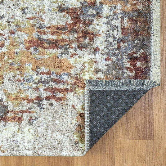Modern 1821 Abstract Washable Non-Slip Area Rug