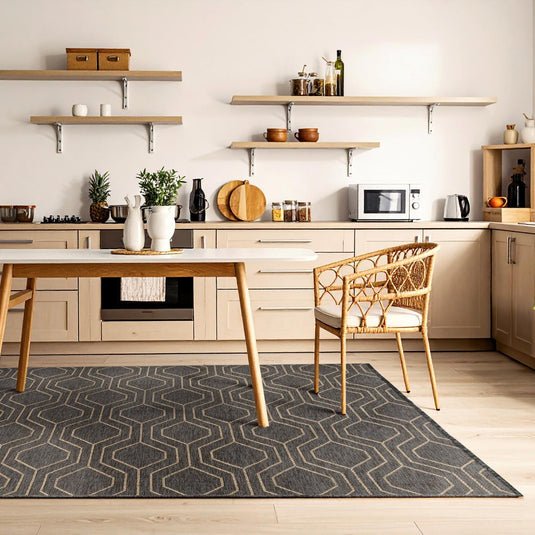 Moroccan Trellis 1927 Washable Non-Slip Area Rug