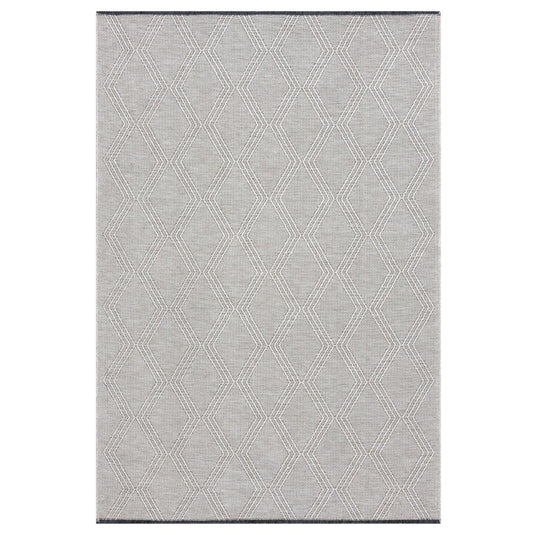 Modern Farmhouse 1942 Diamond Pattern Washable Area Rug