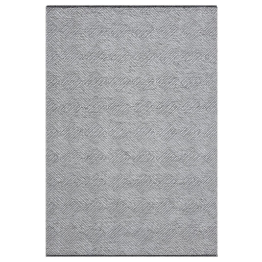 Modern Checkered 1956 Non-Slip Washable Area Rug