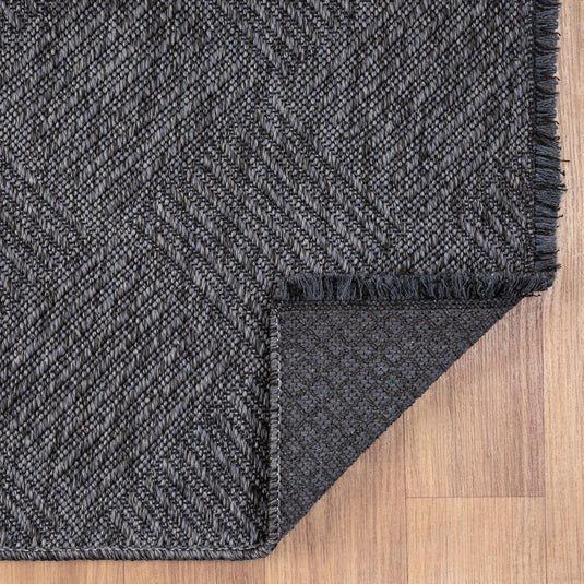 Modern Checkered 1956 Non-Slip Washable Area Rug