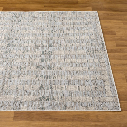 Modern Textured 1526 Striped Area Rug