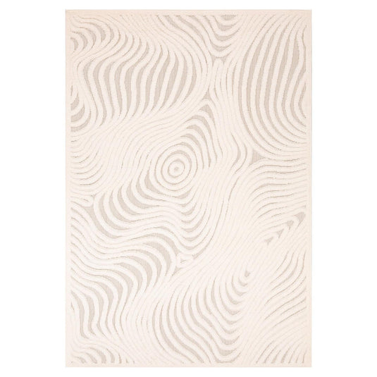 Modern Shapes 1655 Abstract Swirl Area Rug