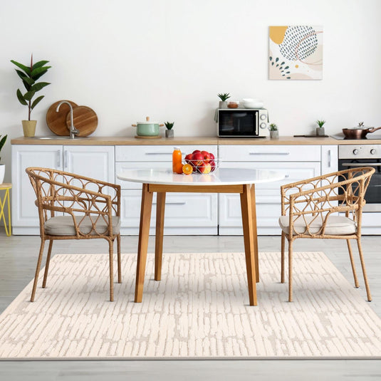 Modern Abstract 1677 High Low Area Rug