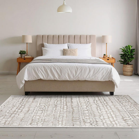 Modern Geometric Shapes 6811 Area Rug