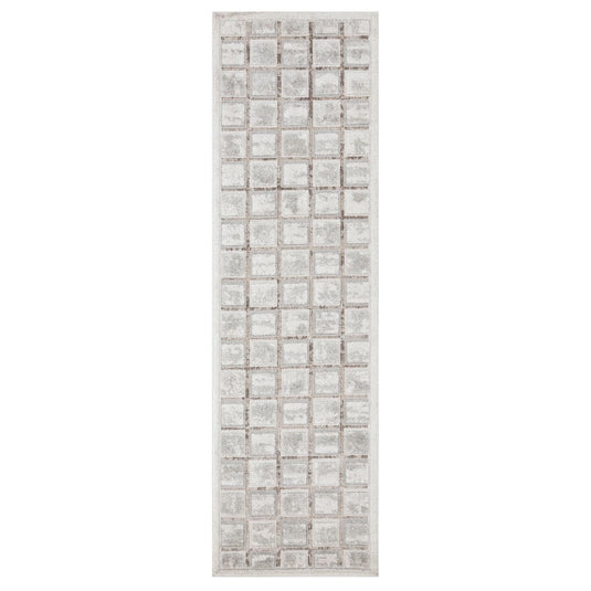 Modern Geometric Grid 6835 Area Rug