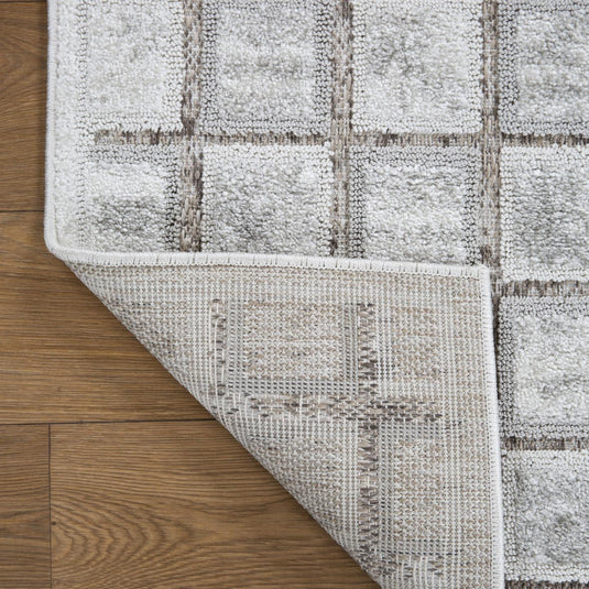 Modern Geometric Grid 6835 Area Rug