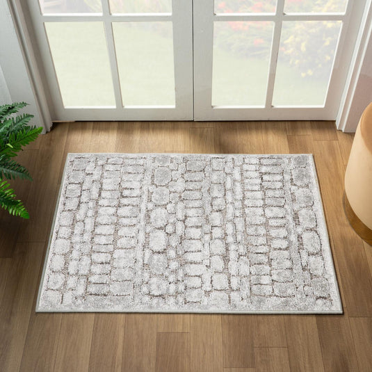 Modern Geometric Shapes 6811 Area Rug