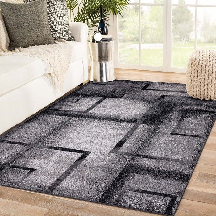 Modern Color Geometric Rug Modern Geometric Area Rug | Luxe Weavers | Modern Area Rug