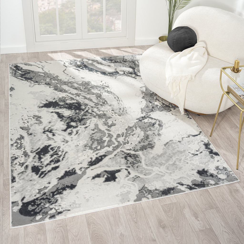 abstract-gray-living-room-area-rug
