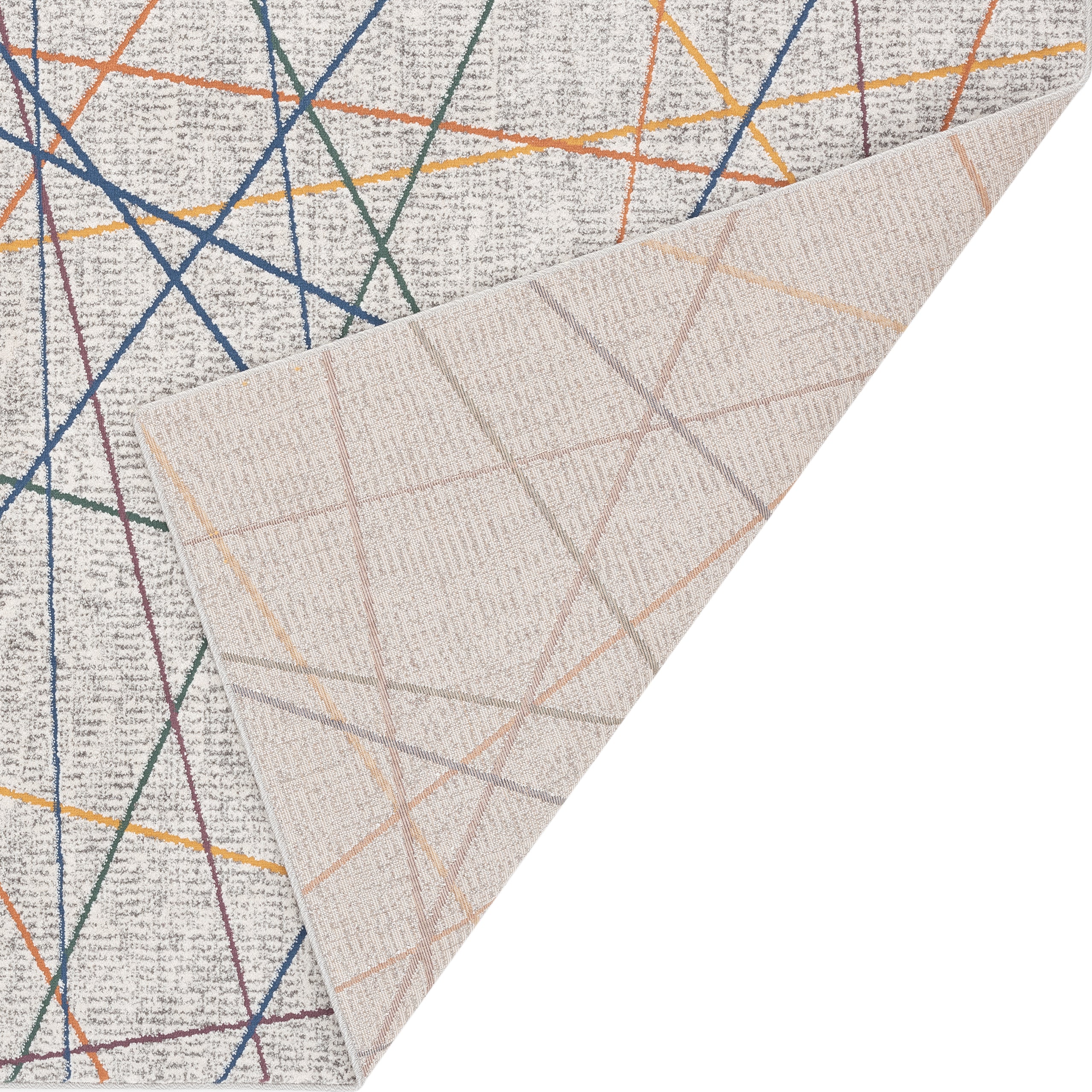 Line Pattern Rug Modern Abstract Lines Area Rug | Luxe Weavers | Modern Area Rug