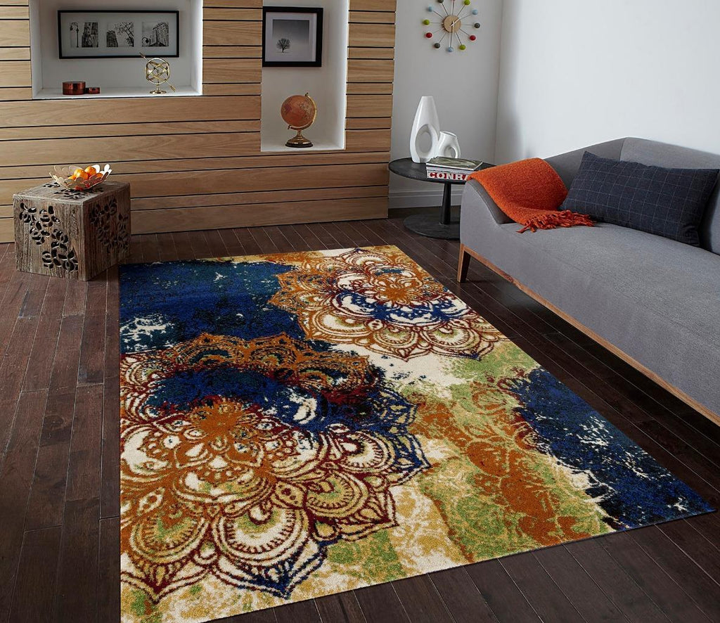 Bohemian-Mandala-Living-Room-Area-Rug