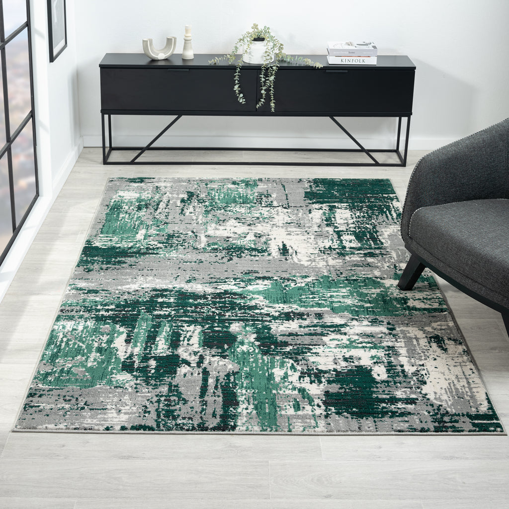 abstract-distressed-green-living-room-area-rug
