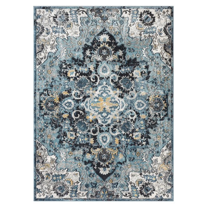 Moroccan-medallion-blue-area-rug
